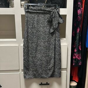 Midi wrap skirt